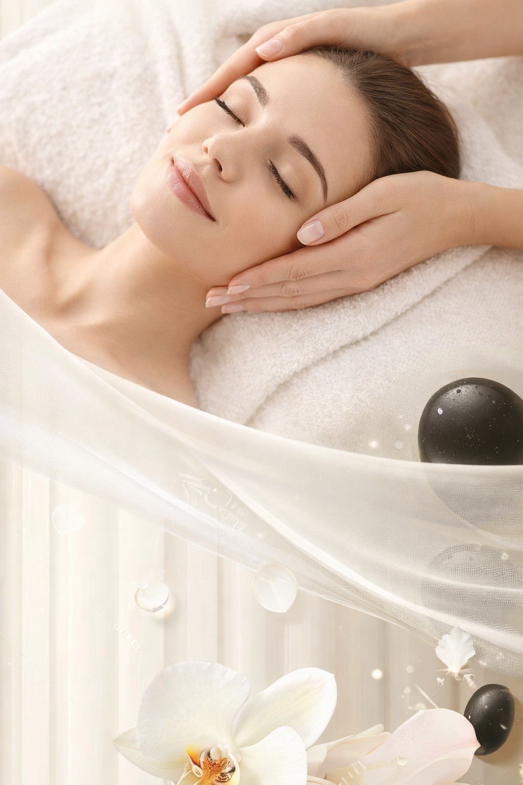 DemiCo Relax フェイシャルトリートメントの様子